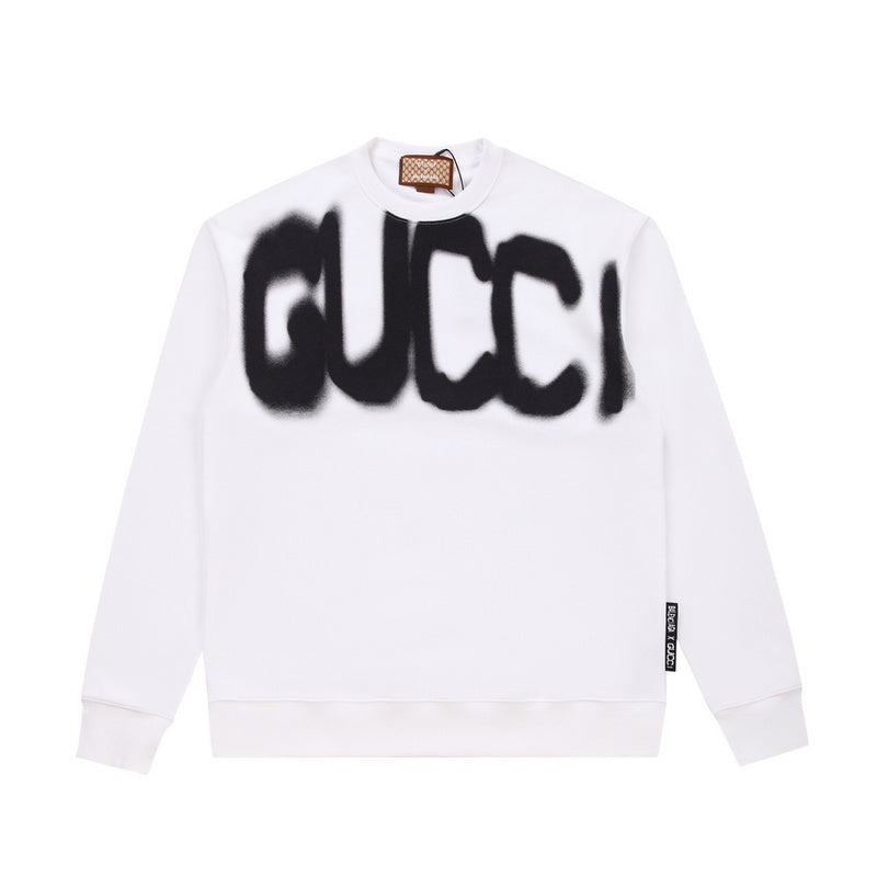 Front view of Gucci luxury clothing with tailored silhouette