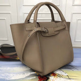 Close-up detail of modern premium women's handbag – women's statement bag