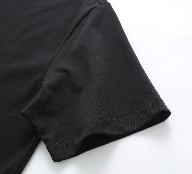 Back view of Louis Vuitton cotton t-shirt with monogram-inspired silhouette