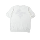 Side profile of Polo cotton polo shirt with signature branding