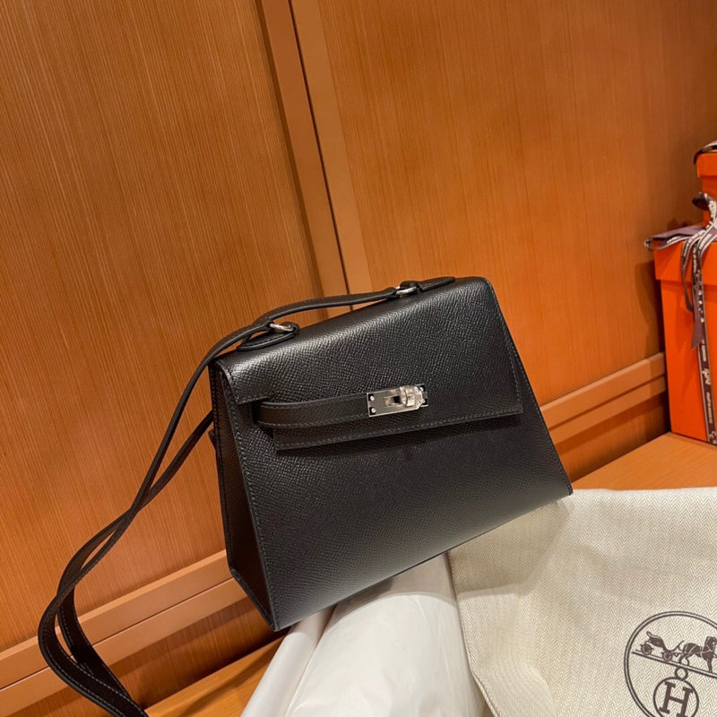 Sculpted bag shown from front angle