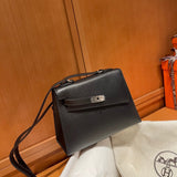 Sculpted bag shown from front angle