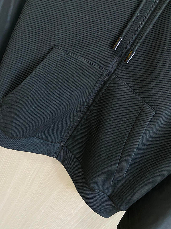 Flat lay presentation of Louis Vuitton luxury clothing with everyday silhouette