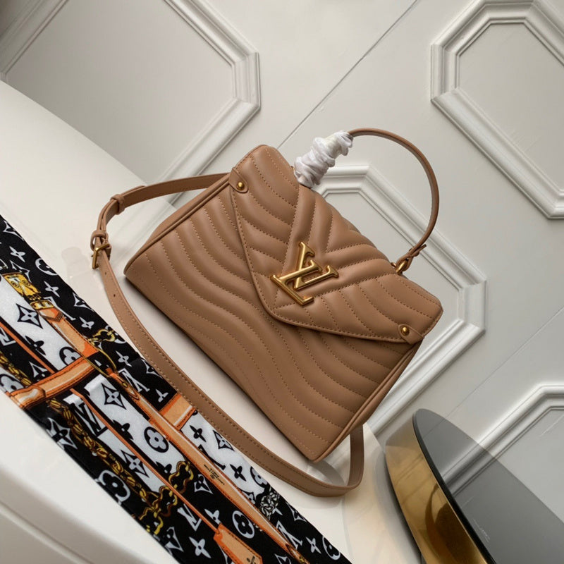 Side profile of premium modern women's handbag – women's statement bag