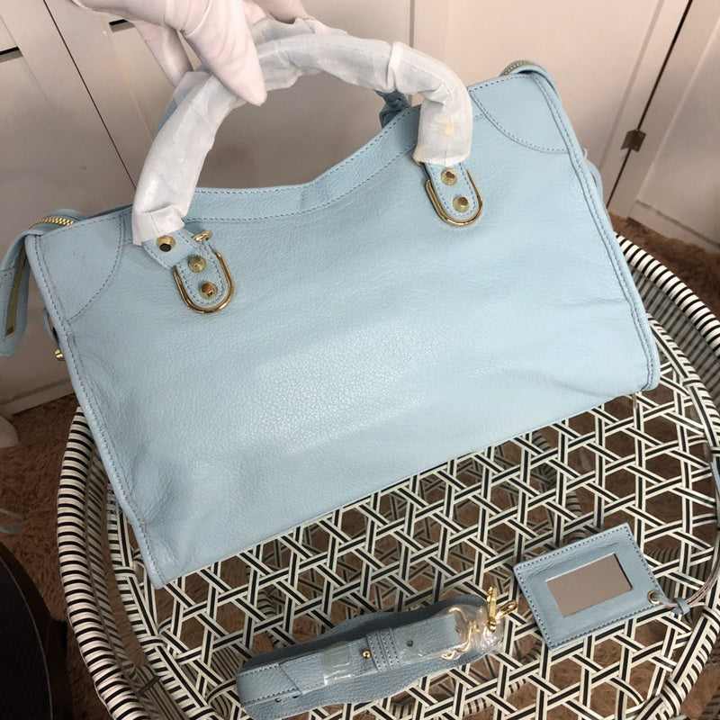 Top view of statement chic women's handbag – women's statement bag