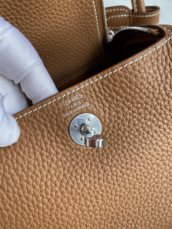 Close-up detail of polished bag design