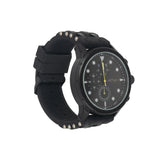Front view of Ed Hardy men's black watch