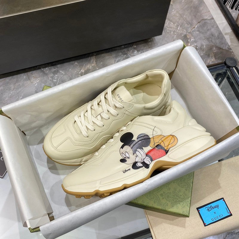 Gucci sneakers detailed view showing premium designer craftsmanship