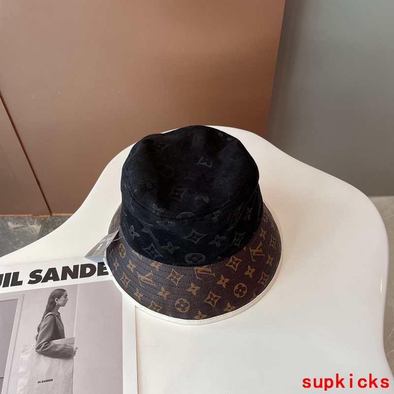 Close-up detail view of Louis Vuitton unisex cap