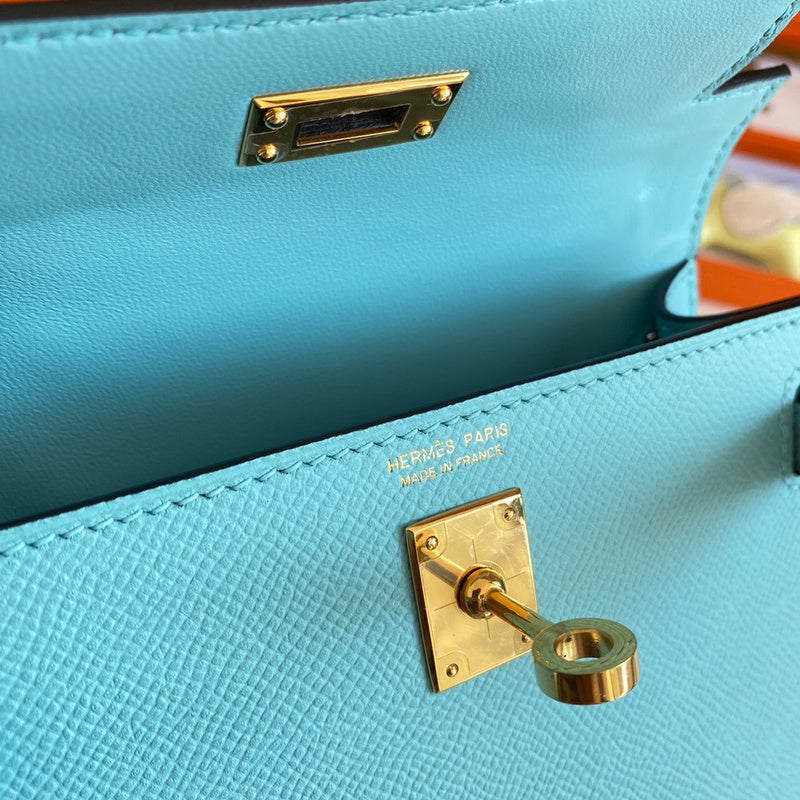 Close-up detail of considered bag design
