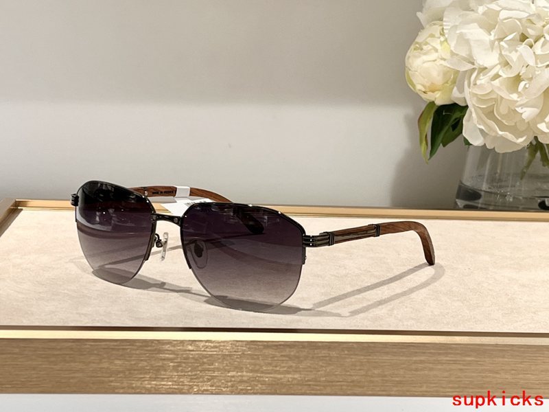 Angled view of Cartier unisex sunglasses