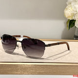 Angled view of Cartier unisex sunglasses