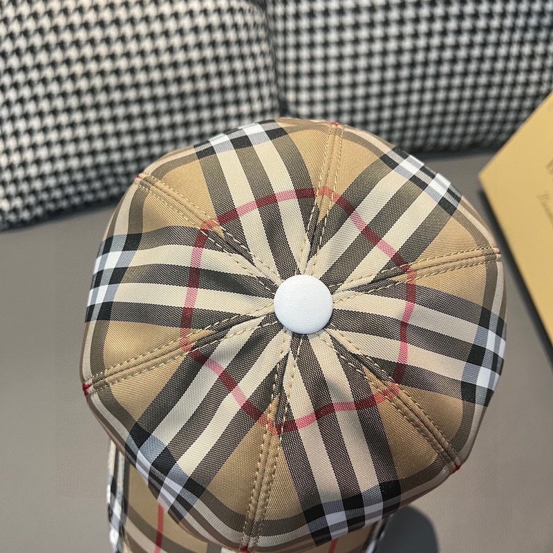 Front view of Burberry unisex cap