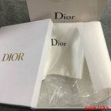 Dior Chocolate Brown Classic Ballet Flats - Toe Detail View