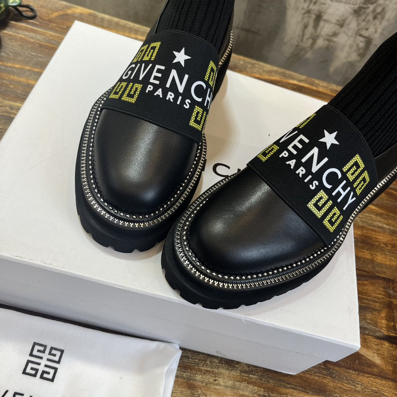 Givenchy Beige Loafer Flats - Sole Detail View