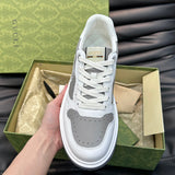Gucci bold contrast luxury sneakers view 9 sleek tonal finish