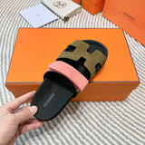 Hermes sandals Style 204 - logo and branding close-up