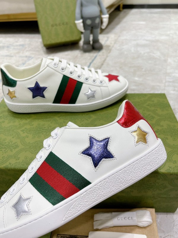Gucci bold contrast luxury sneakers view 4 streetwear statement look