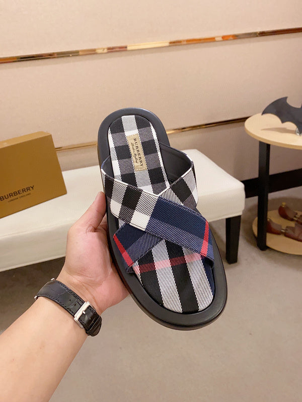 Burberry Chocolate Brown Low-Top Sneakers - Angled View