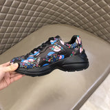 Gucci sneakers detailed view showing premium designer craftsmanship