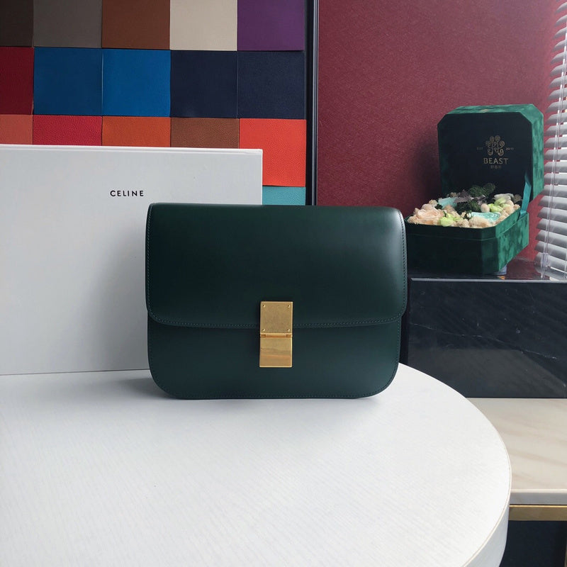 Side profile of polished elevated women's handbag – women's statement bag