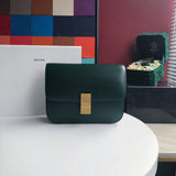 Side profile of polished elevated women's handbag – women's statement bag