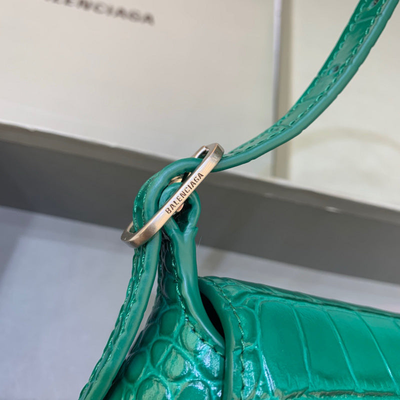 Sophisticated Faux Leather Handbag - Signature Hardware Accents | Women's Designer-Inspired Purse #440 - styled full view (image 7) of designer-inspired handbag