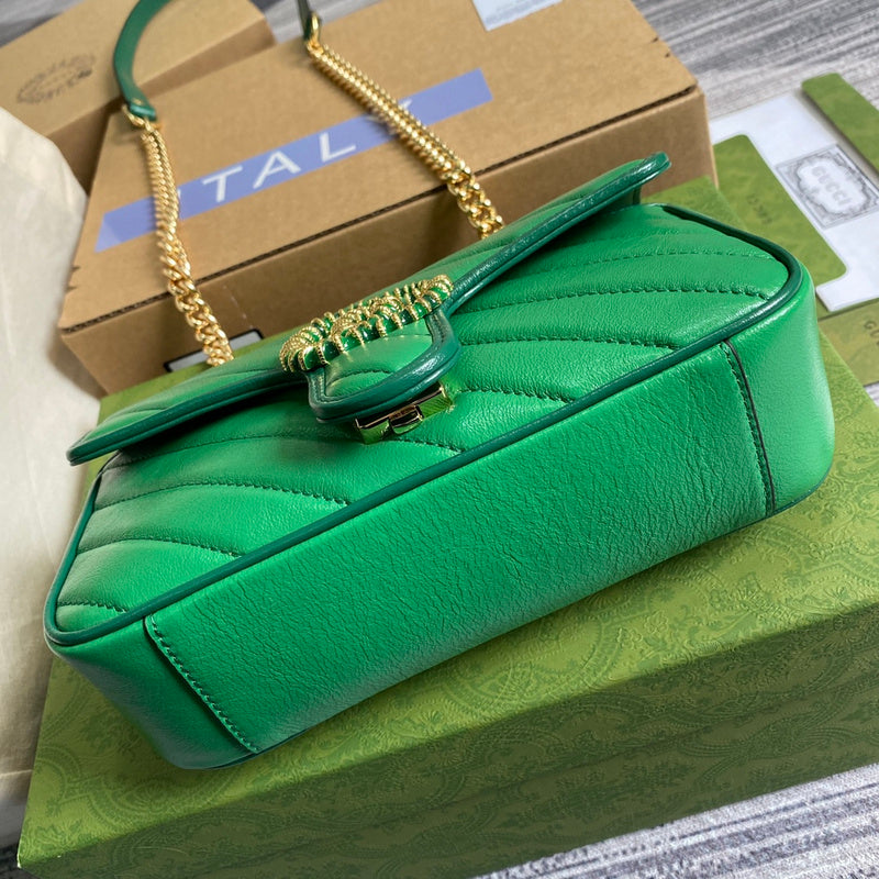Back view of sleek chic women's handbag – women's statement bag