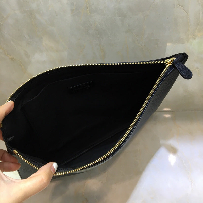 Chic Faux Leather Handbag - Signature Hardware Accents | Women's Luxury Handbag #1022 - alternate angle view (image 8) of designer-inspired handbag