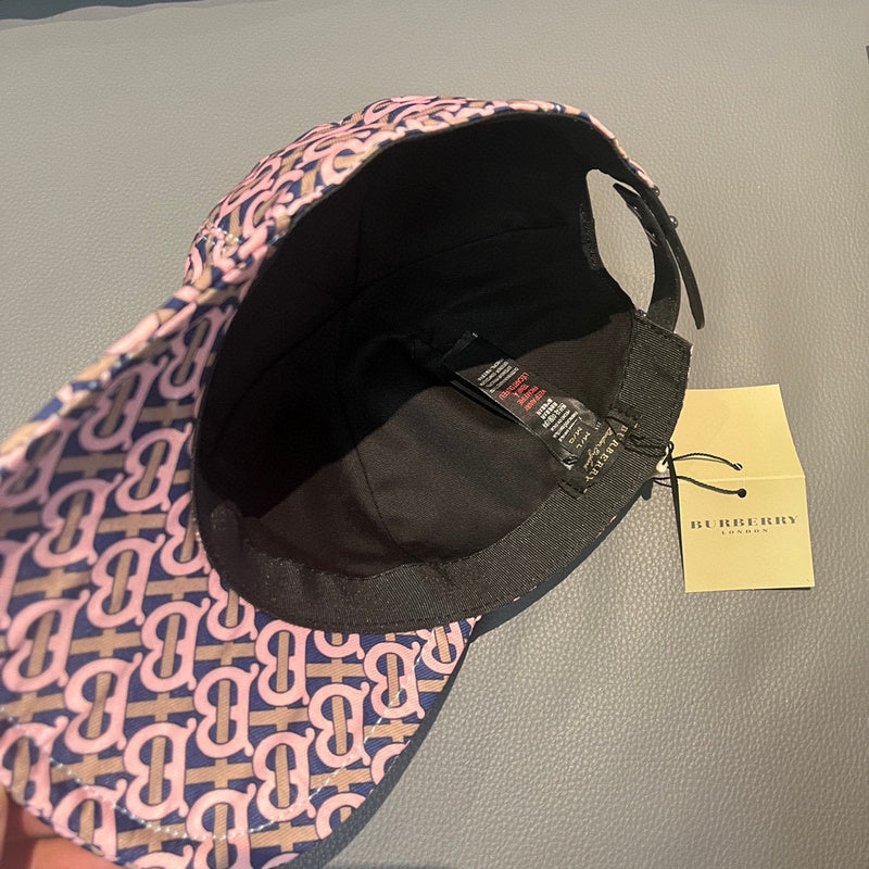 Side view of Burberry unisex cap