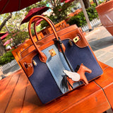 Close-up detail of timeless bag design