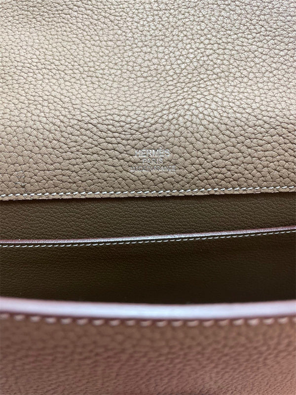  refined top-handle bag detail view showing craftsmanship