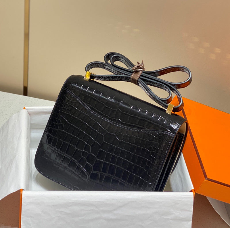 Interior view of polished premium bag