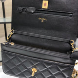 Zivas Charm Polished Finish Designer Handbag (Everyday Luxury Essential) – Detail View