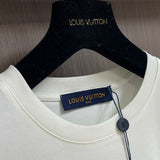 Front view of Louis Vuitton luxury clothing with tailored silhouette