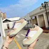 Gucci bold contrast luxury sneakers view 9 breathable knit upper