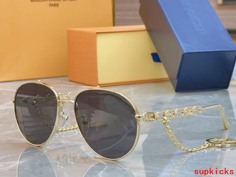 Front view of Louis Vuitton unisex sunglasses