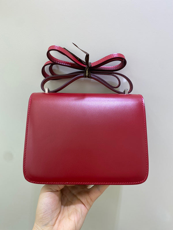 Timeless bag shown from front angle