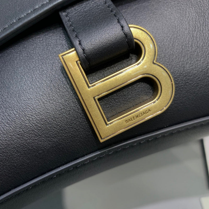 Polished Vegan Leather Handbag - Statement Silhouette | Women's Designer-Inspired Purse #514 - interior view (image 6) of designer-inspired handbag