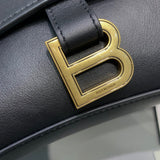 Polished Vegan Leather Handbag - Statement Silhouette | Women's Designer-Inspired Purse #514 - interior view (image 6) of designer-inspired handbag