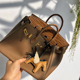  refined structured bag styled with outfit