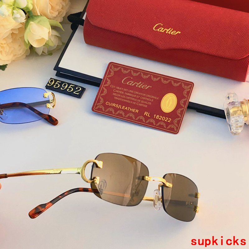 Lifestyle view of Cartier unisex sunglasses