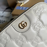 Back view of statement modern women's handbag – women's luxury accessory