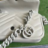 Front view of refined classic women's handbag – women's statement bag