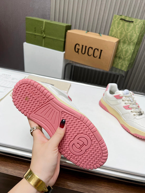 Gucci all-black luxury sneakers view 5 heritage-inspired look