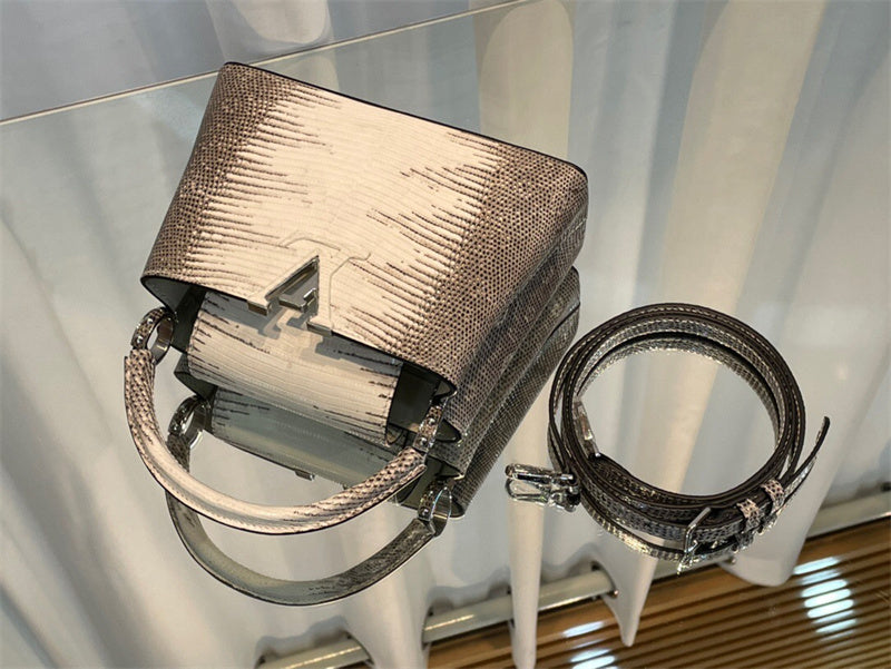  Sleek tote bag carried on shoulder 16