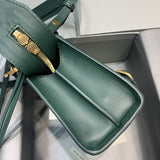 Bold Faux Leather Handbag - Signature Hardware Accents | Women's Premium Handbag #634 - hardware and detail close-up (image 5) of designer-inspired handbag