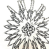 Close-up of Amiri t-shirt craftsmanship