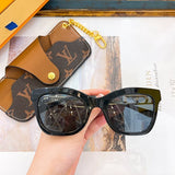 Side view of Louis Vuitton unisex sunglasses