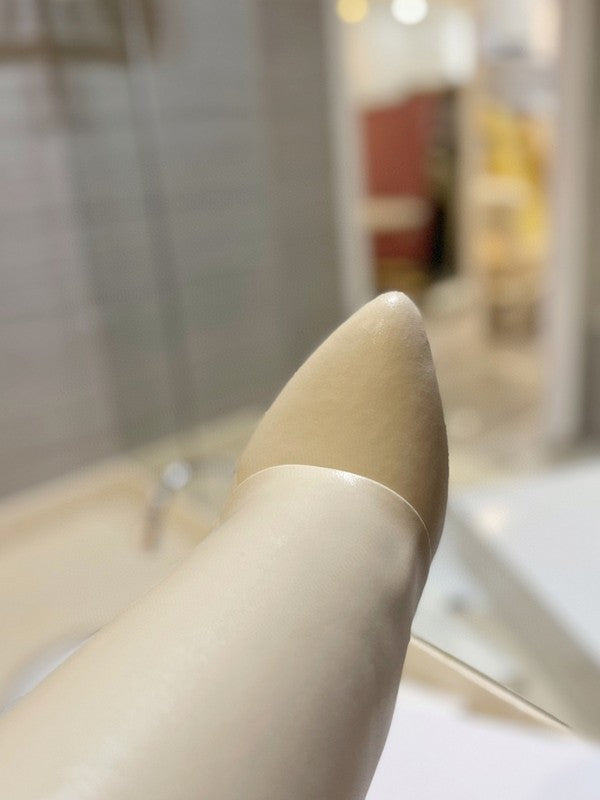 Givenchy Nude Pointed-Toe Flats - Detail Shot of Craftsmanship